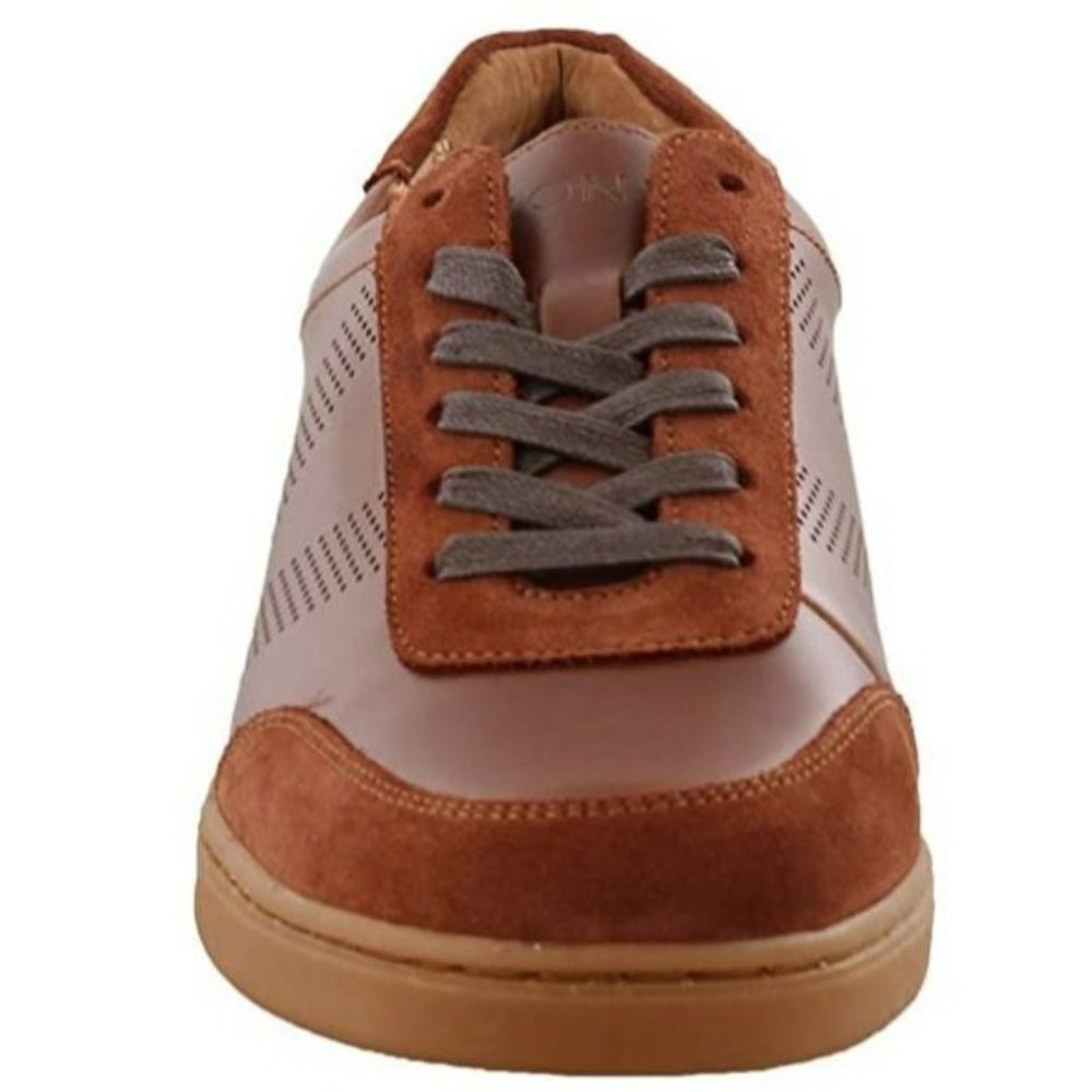 Vionic Men's Mott Brok Leather Orthotic Arch Support Walking Shoes Dark Brown 10 - Picture 4 of 16